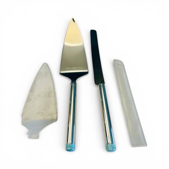 Kate Spade New York Cake Knife and Server 2-Piece Dessert Serving Set, Silver - Picture 6 of 6
